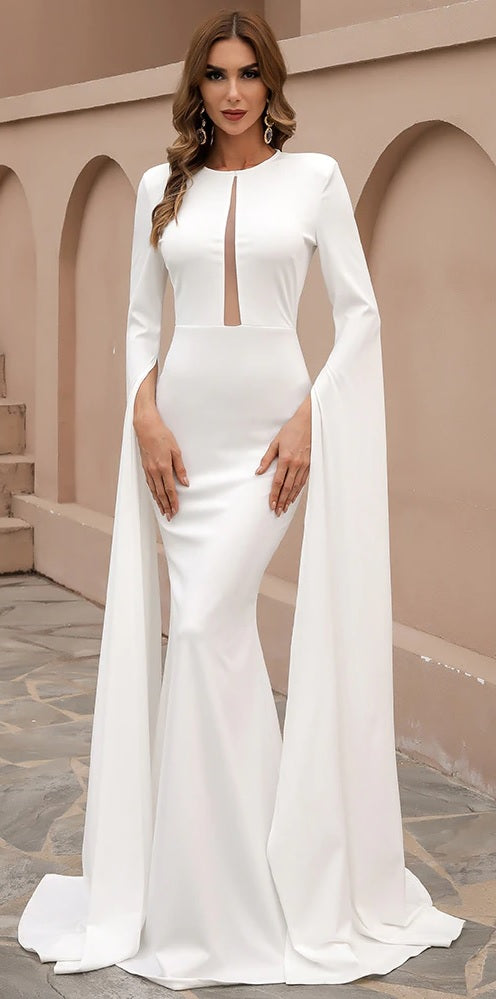 Classy Long Sleeve Gown