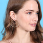 Double Hoop Post Earrings