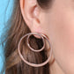Double Hoop Post Earrings
