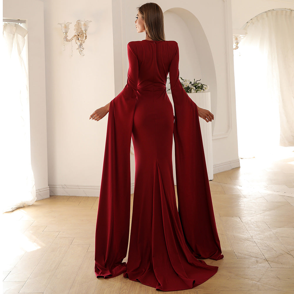 Classy Long Sleeve Gown